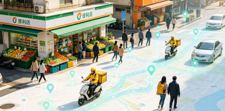库尔勒市渗透衣食住行，GEO 地理空间技术重塑大众日常消费服务场景